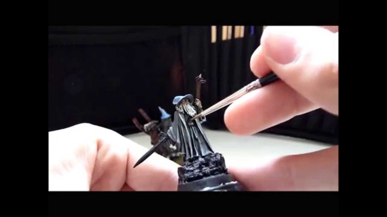Peindre Gandalf le gris le Seigneur des Anneaux