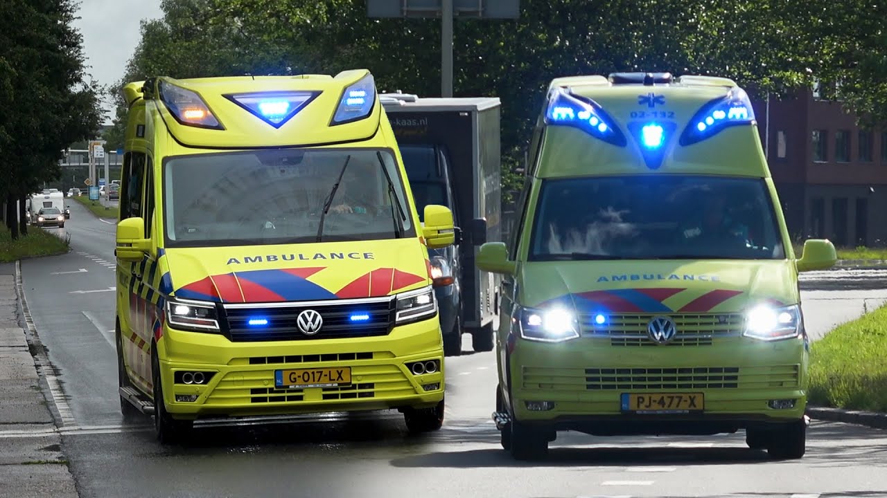 [10.07.2020] A1, Verschillende Ambulances Kijlstra Ambulancezorg naar het Medisch Centrum Leeuwarden