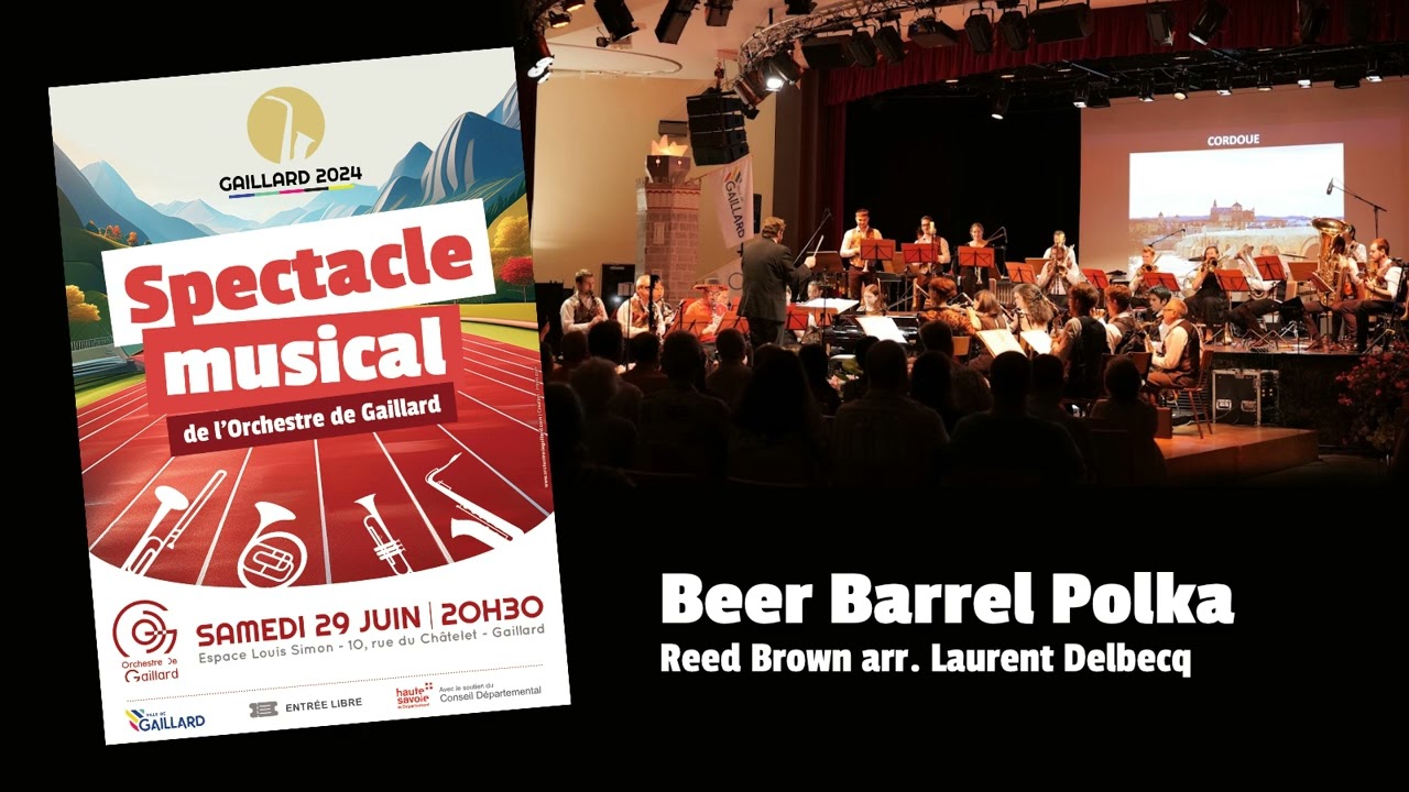 Beer Barrel Polka - Reed Brown arr. Laurent Delbecq