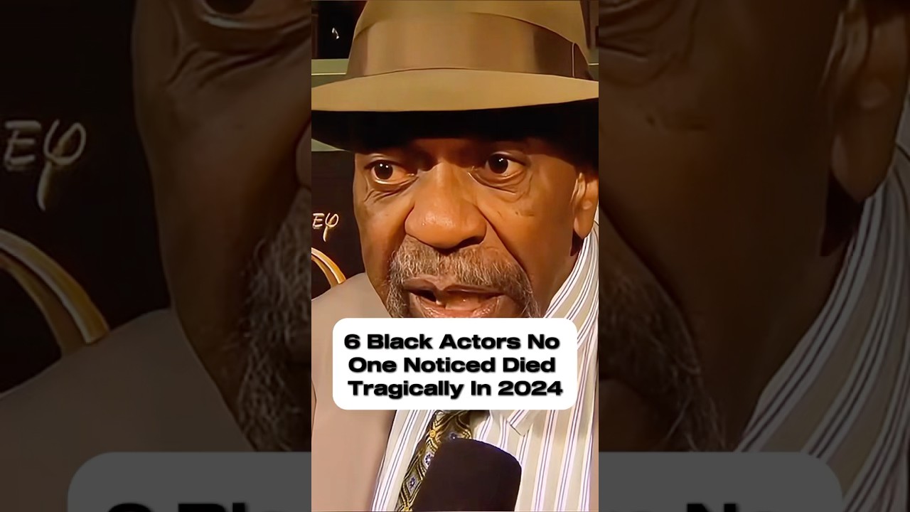 6 Black Actors No One Noticed Died Tragically 