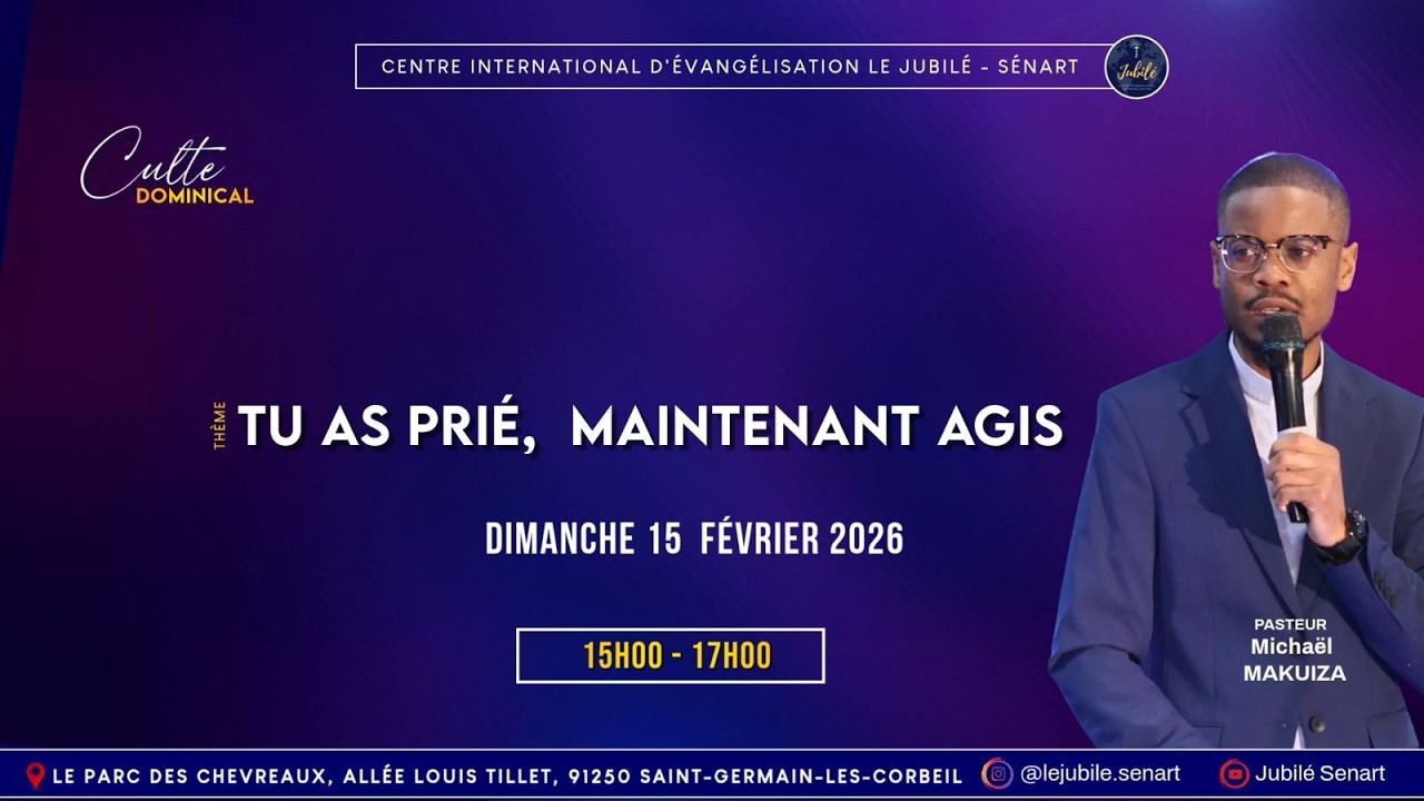 TU AS PRIÉ , MAINTENANT AGIS - PASTEUR MICHAEL MAKUIZA