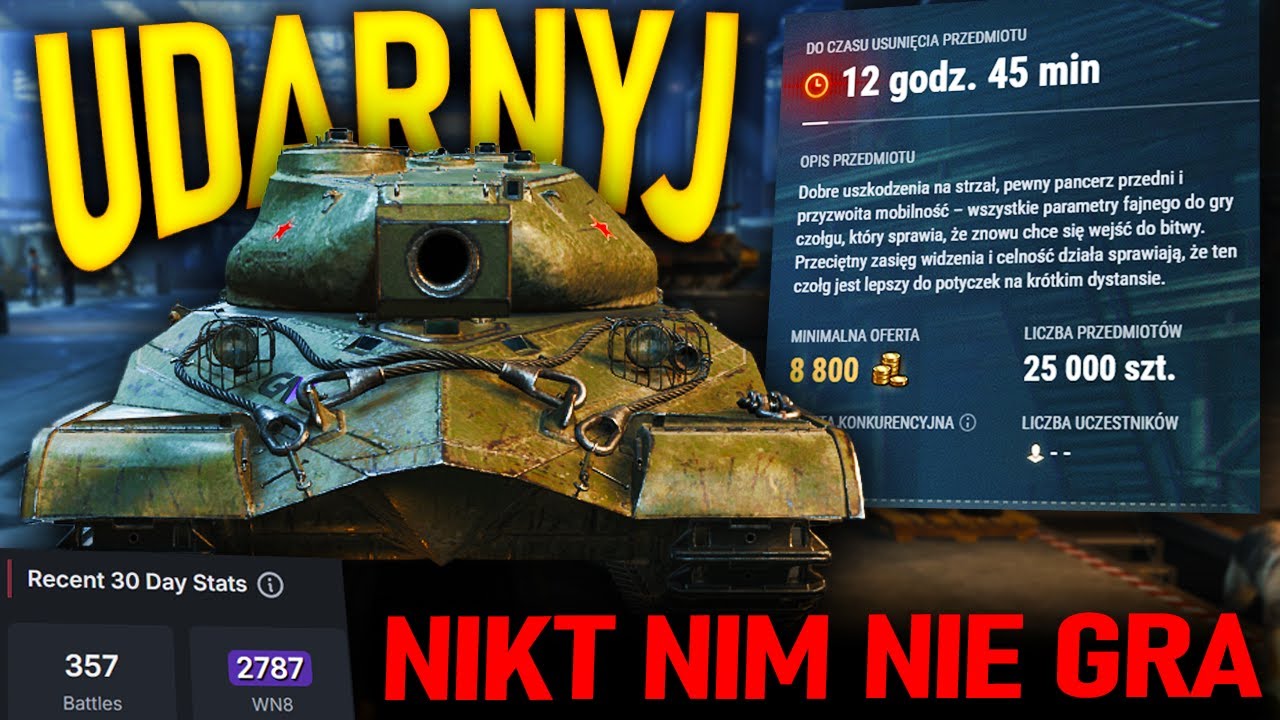 DEFENDER 2.0? - UDARNYJ, czołg którym NIKT NIE GRA!