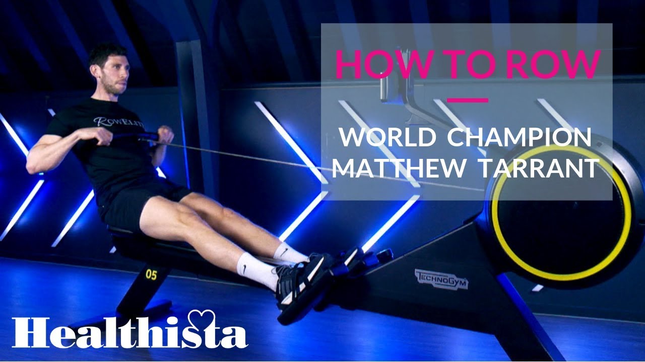 How to use a rowing machine with Team GB rower and multiple world champion Matthew Tarrant