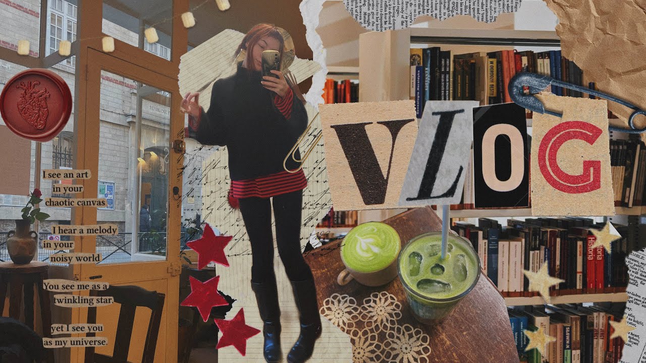 Une journée pluvieuse à Paris, bibliothèque, coffee shop et book haul ☁️📚☕️