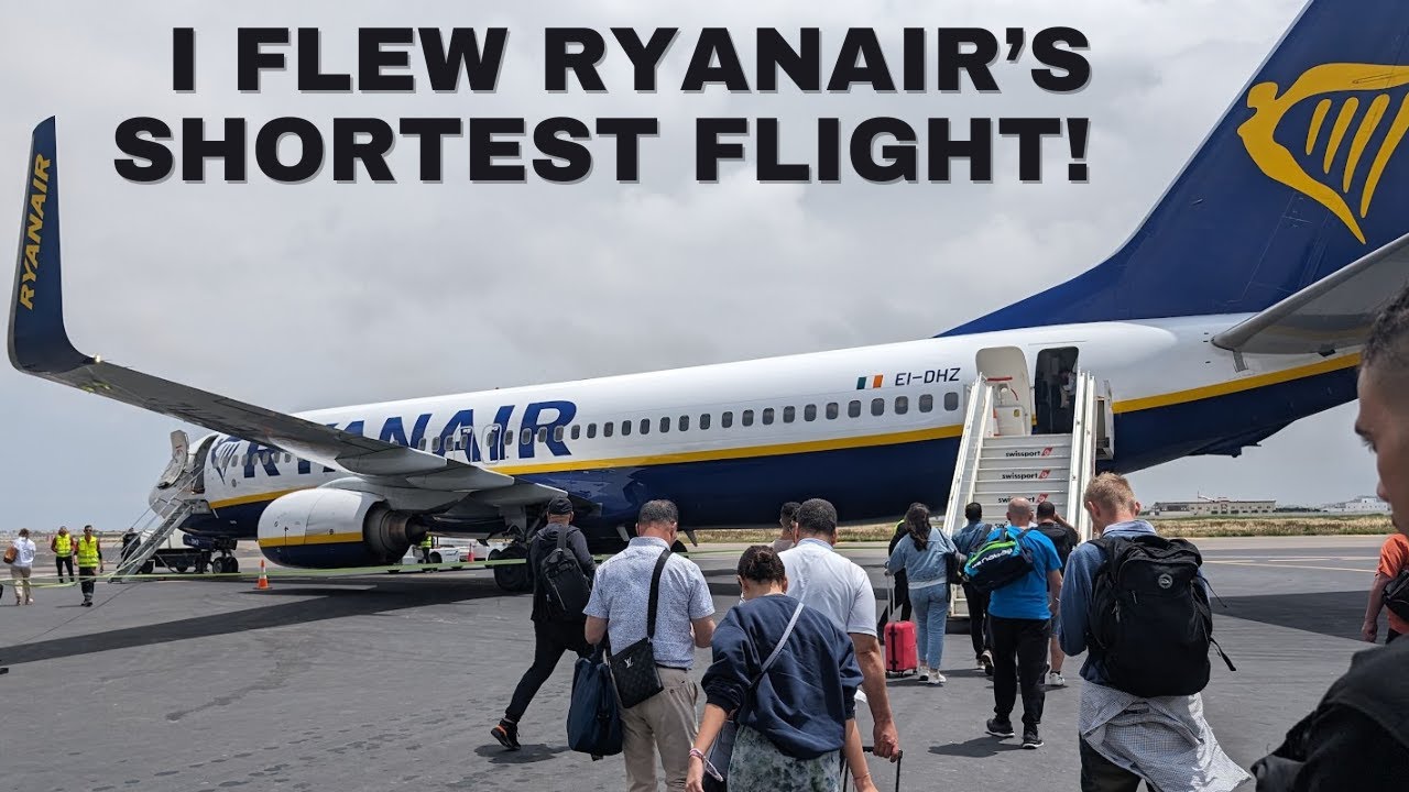 Ryanair's Shortest Flight - Tetouan to Malaga