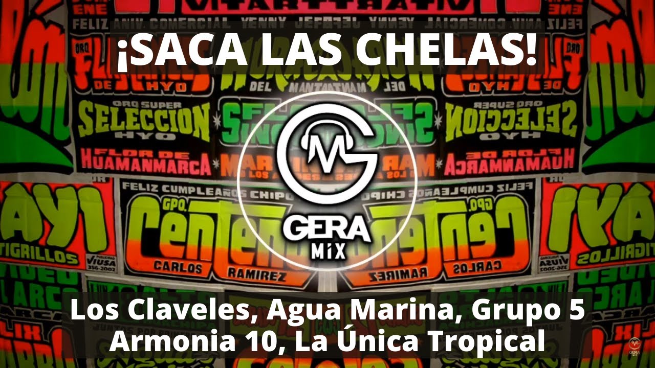 MIX CUMBIAS PERUANAS BAILABLES (Claveles, Agua Marina, Grupo 5, Armonia 10, La Única) / GERAMIX 🇵🇪🎧
