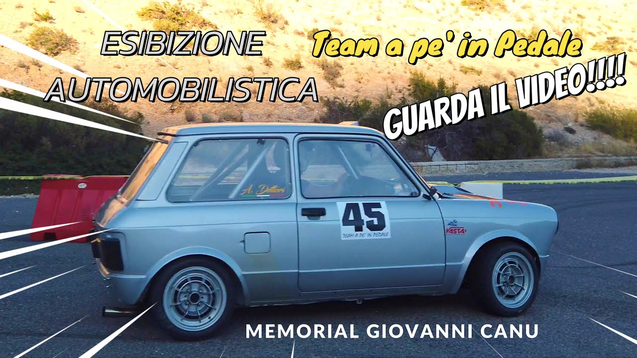 Esibizione automobilistica CalaGonone Memorial Giovanni Canu