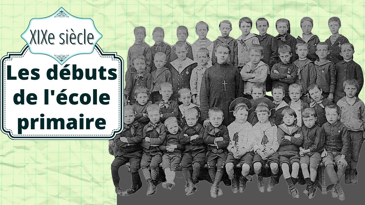 Les débuts de l'école primaire en France