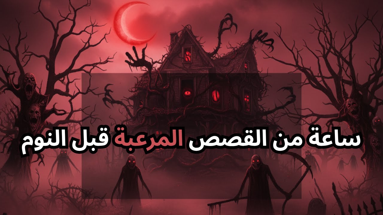 ساعة من القصص المرعبة قبل النوم 😴 | مع صوت المطر الهادئ 🌧️
