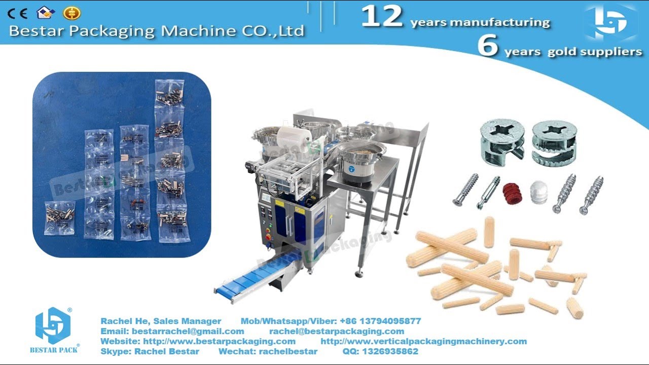 Bestar packing machine with counting and manual feeding for linking bags