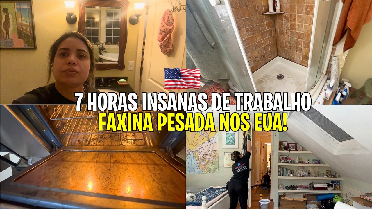 Quase DESISTIMOS desse DEEP CLEAN… mas olha o que virou (Faxina nos EUA)