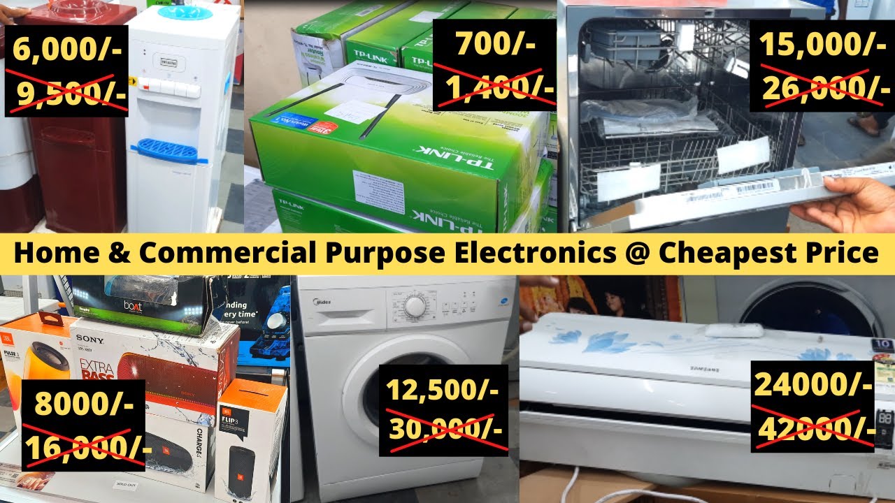 Buy Electronic Appliances for Home & Commercial @Cheap Price|JBL Speakers|DishWashers|TV|AC|Top Load