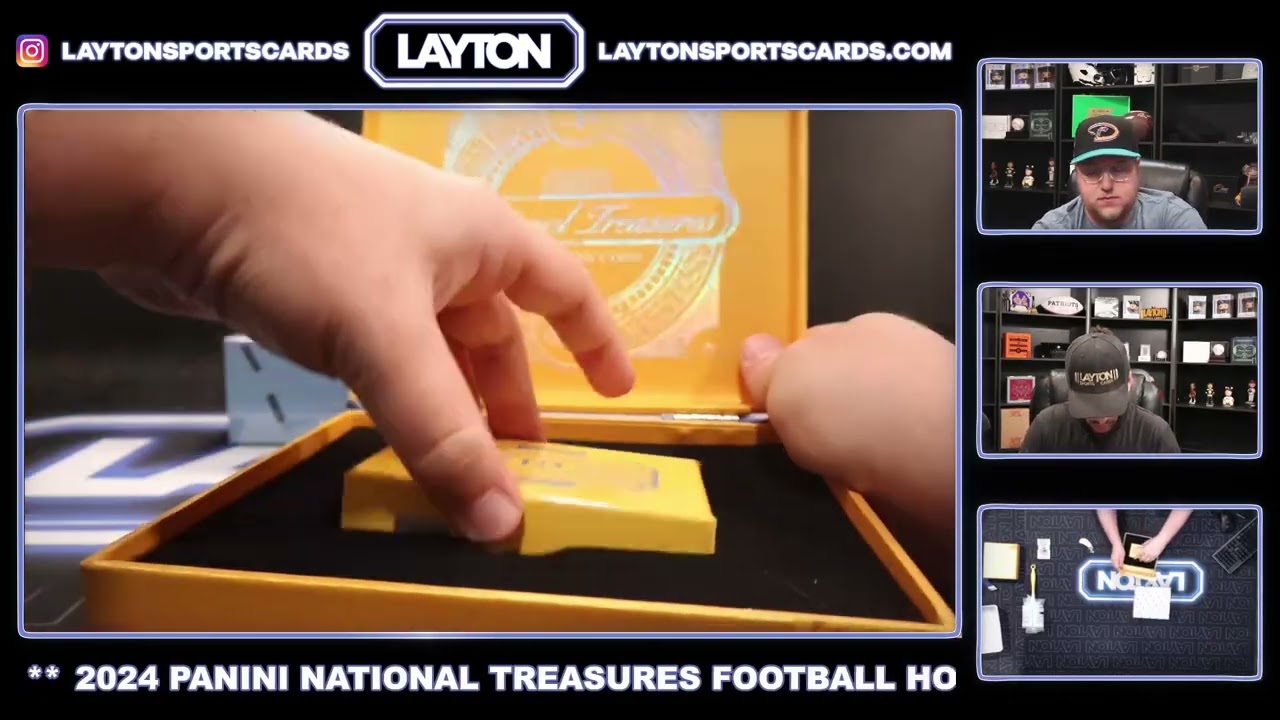 2024 Panini National Treasures Football Hobby 4 Box Case Break #6   RANDOM TEAMS