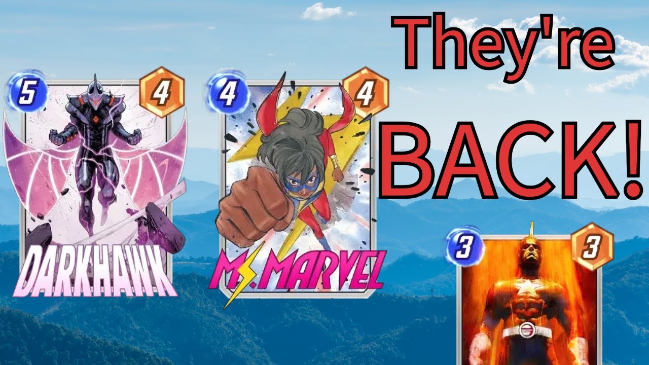 Darkhawk and Ms Marvel are back on top! Red Guardian is lifting Midrange! -Marvel Snap Infinite Deck
