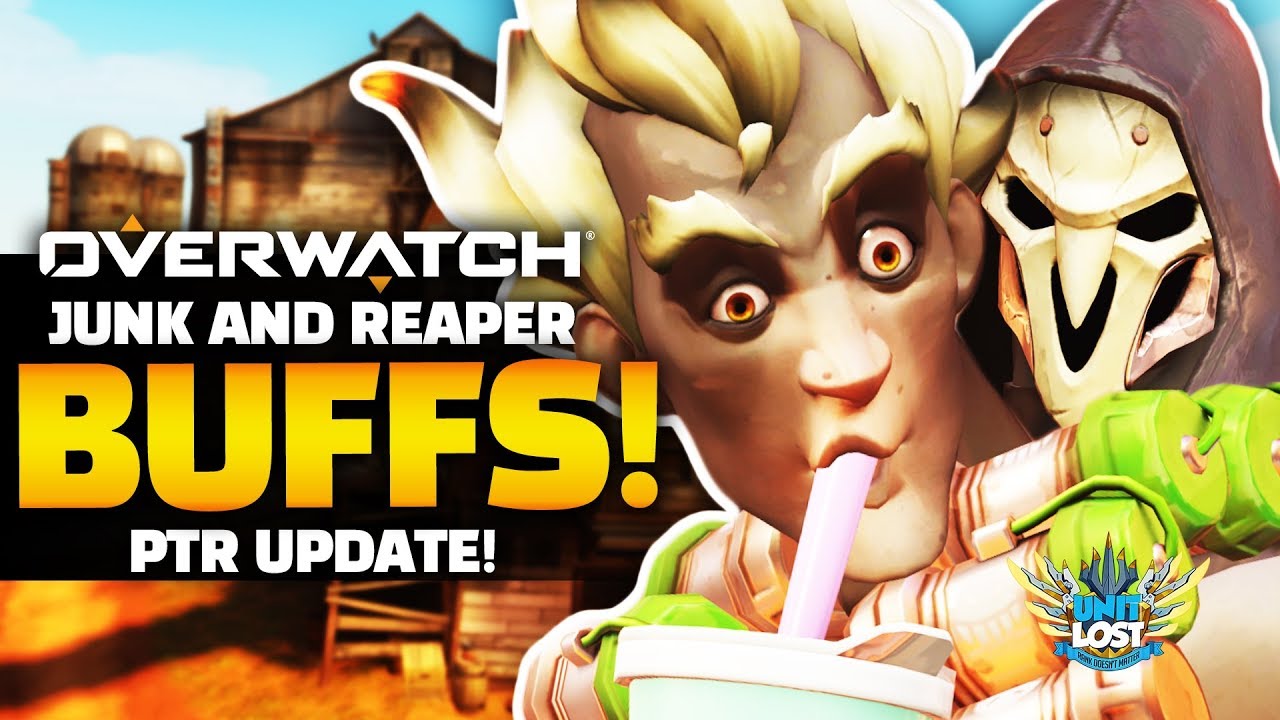 Overwatch - BIG Junkrat Damage BUFF! Reaper Shadow Step BUFF!