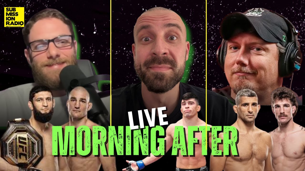 Submission Radio Mornign After LIVE - NEW FIGHTS, Khamzat/Strickland, UFC London Early Preview!