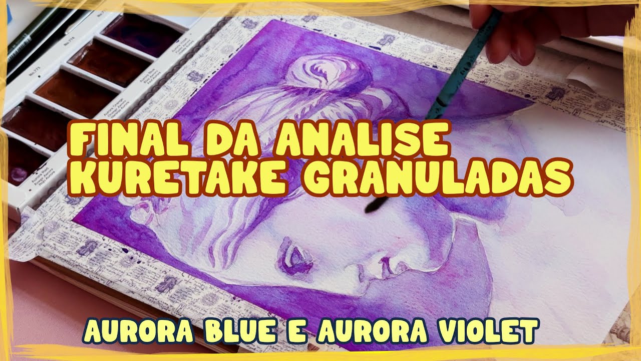 As Aquarelas CHOCANTES da Kuretake são BOAS? Teste final!