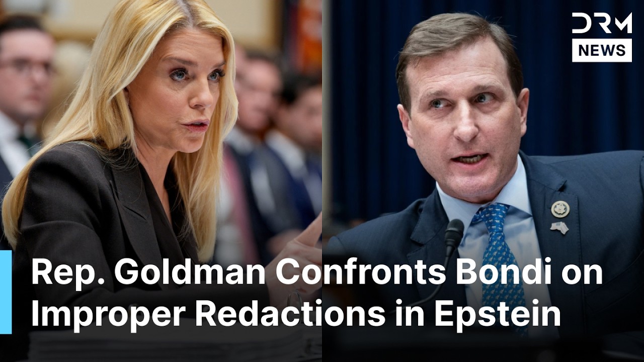 &ldquo;Obviously Improper Redactions to Protect Trump&rdquo; &ndash; Rep. Goldman Slams Bondi Over Epstein Files |AC1N