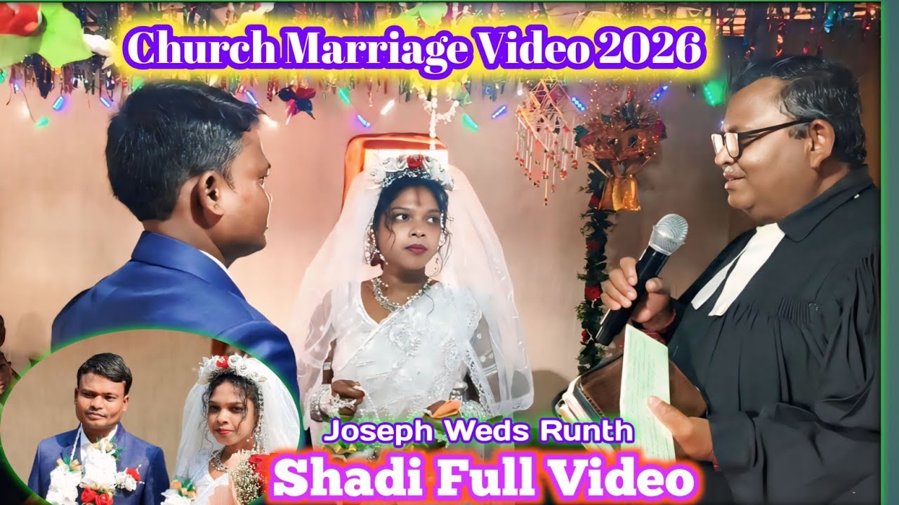 Church Marriage Video 2026 / Mundari Shadi Full Video Song / G.E.L Church Paromdhi / Vlog Video 