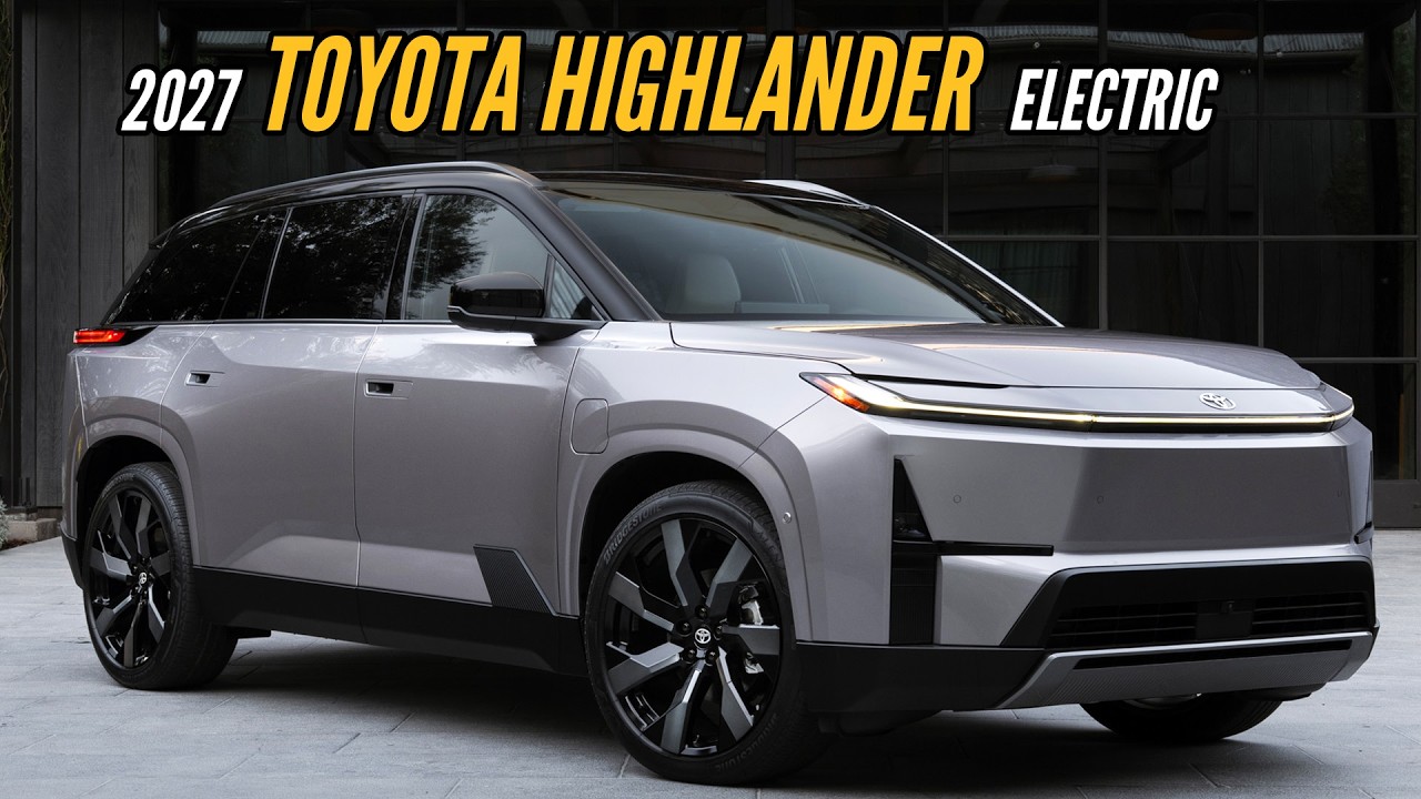 2027 Toyota Highlander Electric: Exterior and Interior Walkaround | AUTOBICS