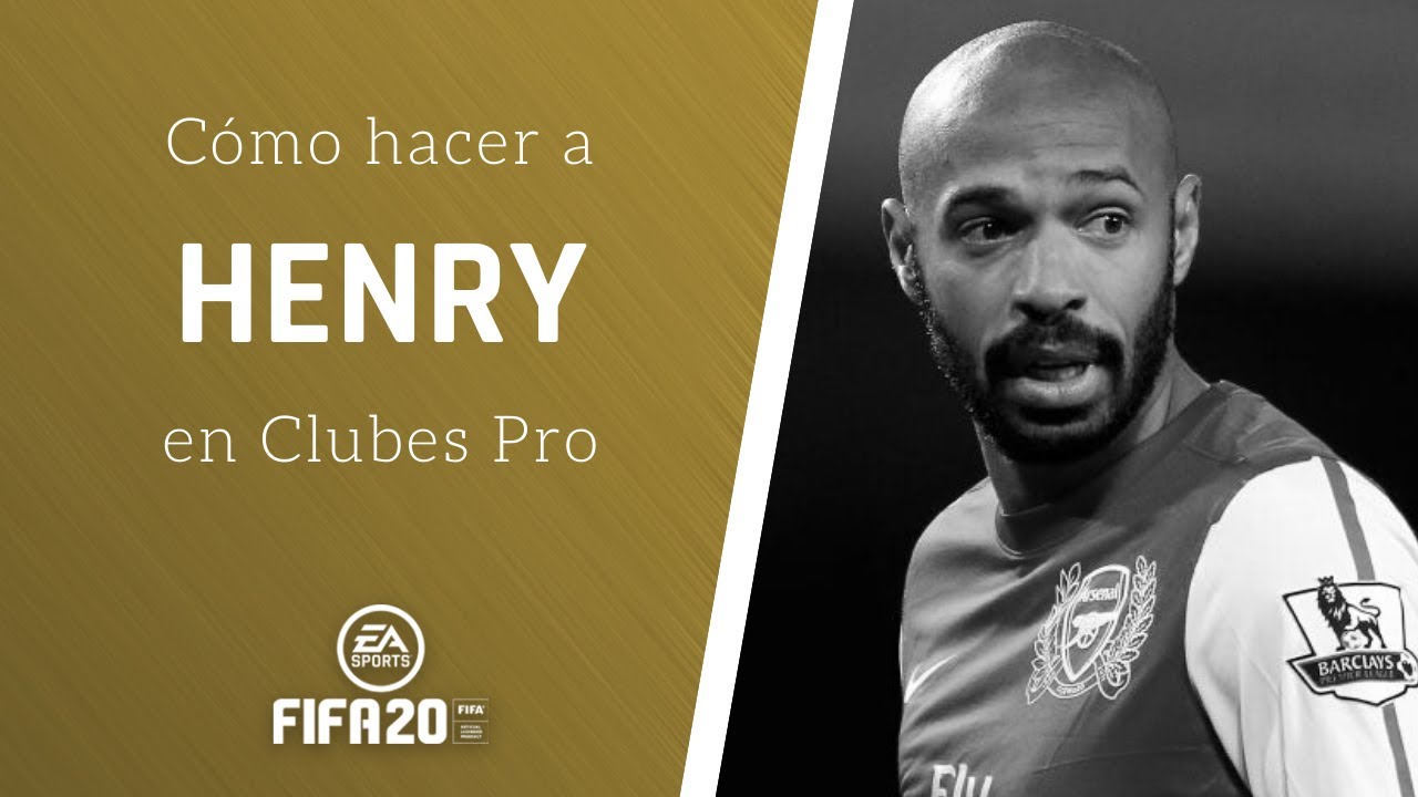 ⚽ FIFA 20 | Cómo hacer a HENRY en CLUBES PRO ✔️