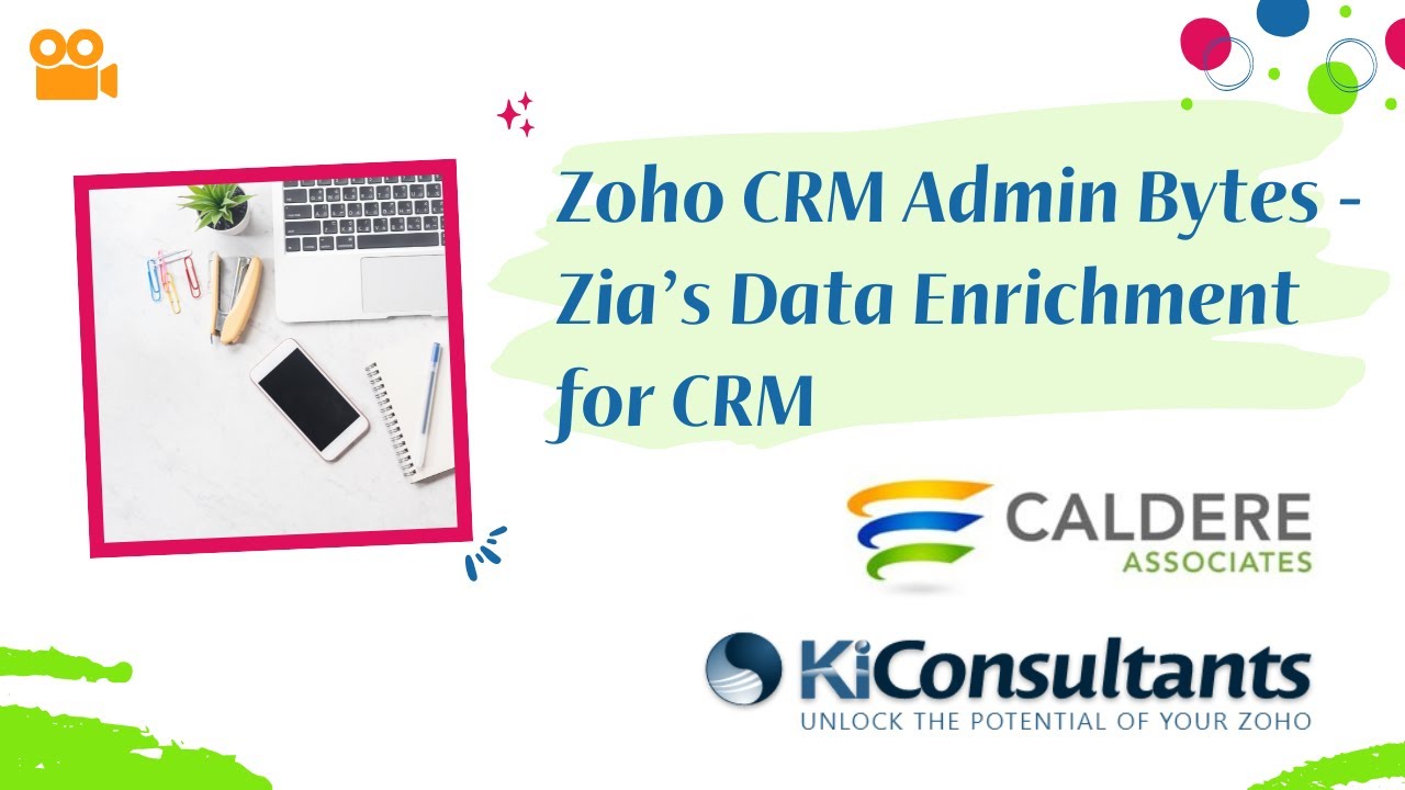 Zoho CRM Admin Bytes - Zia's Data Enrichment for CRM