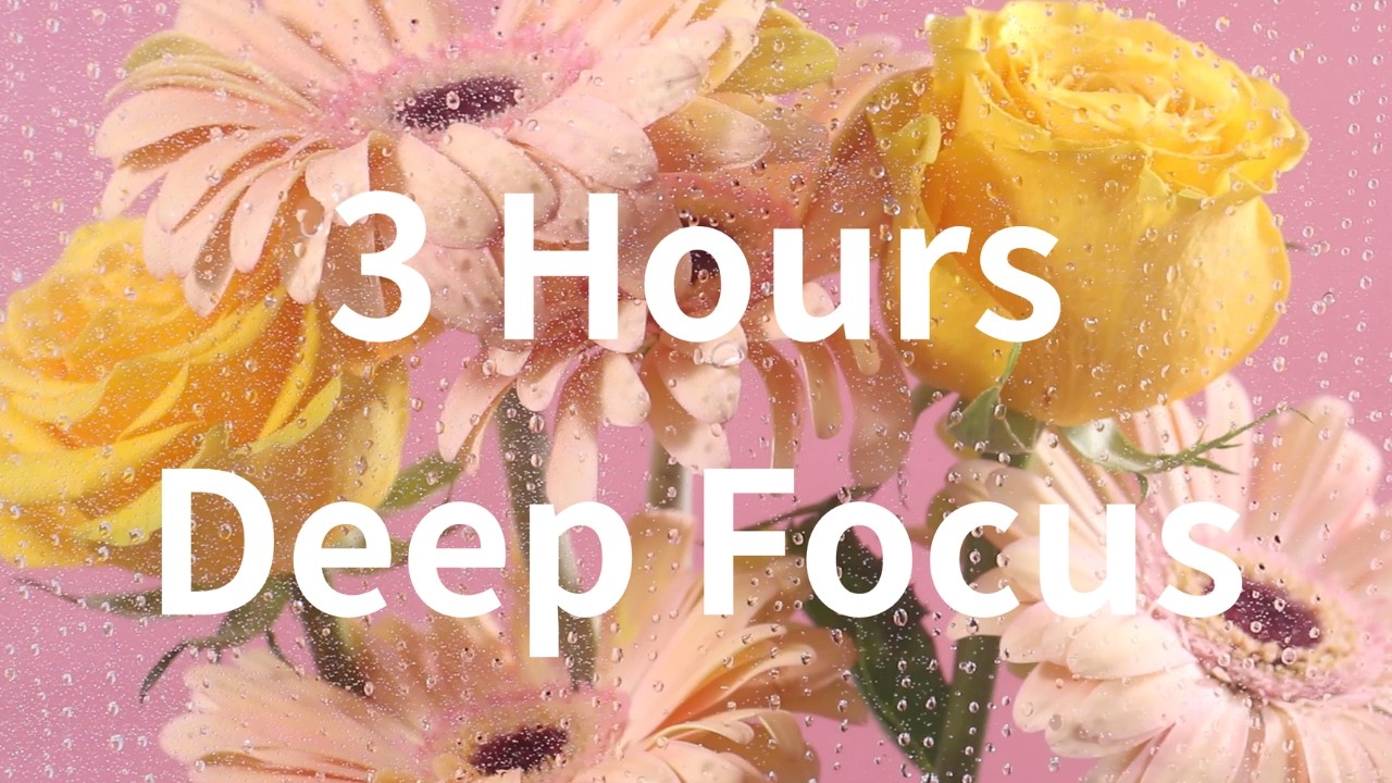 DEEP FOCUS MUSIC FOR WORK – 3 Hours Rain Sounds for Productivity