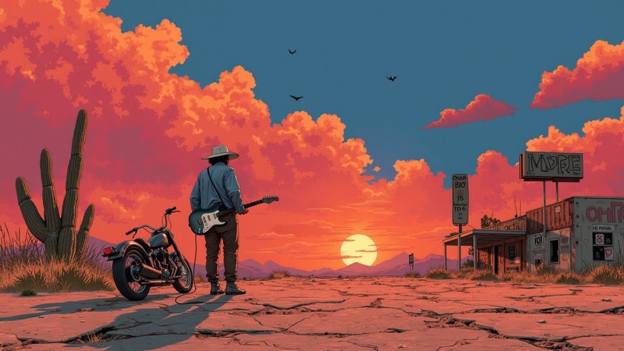 Desert Rock Odyssey | Psychedelic Jams & Trip Hop Vibes | Cosmic Chillout Soundscapes