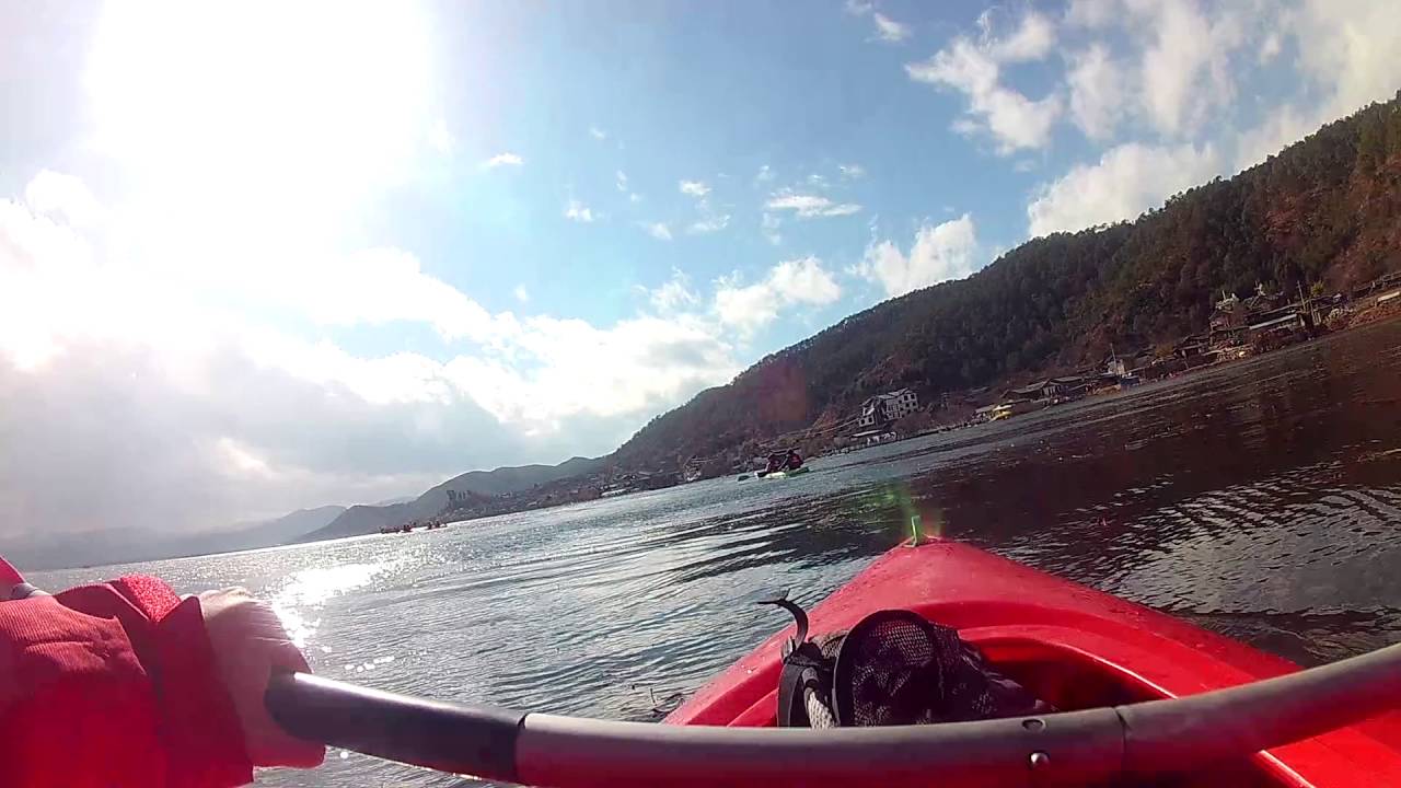 Kayaking @Lashi Lake ,Lijian - EKEN H9 Action Cam