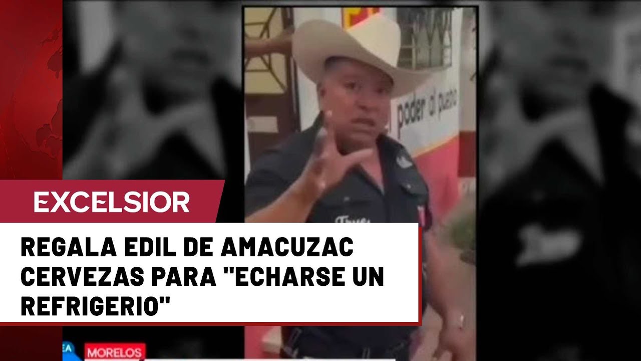 Alcalde de Amacuzac presume compra de 24 mil latas de cerveza