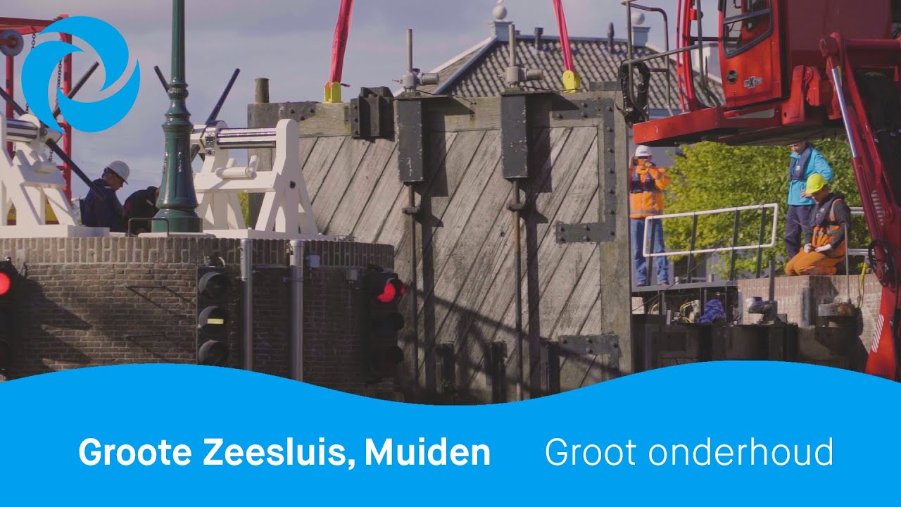 Onderhoud Groote Zeesluis, Muiden  |  deel 1
