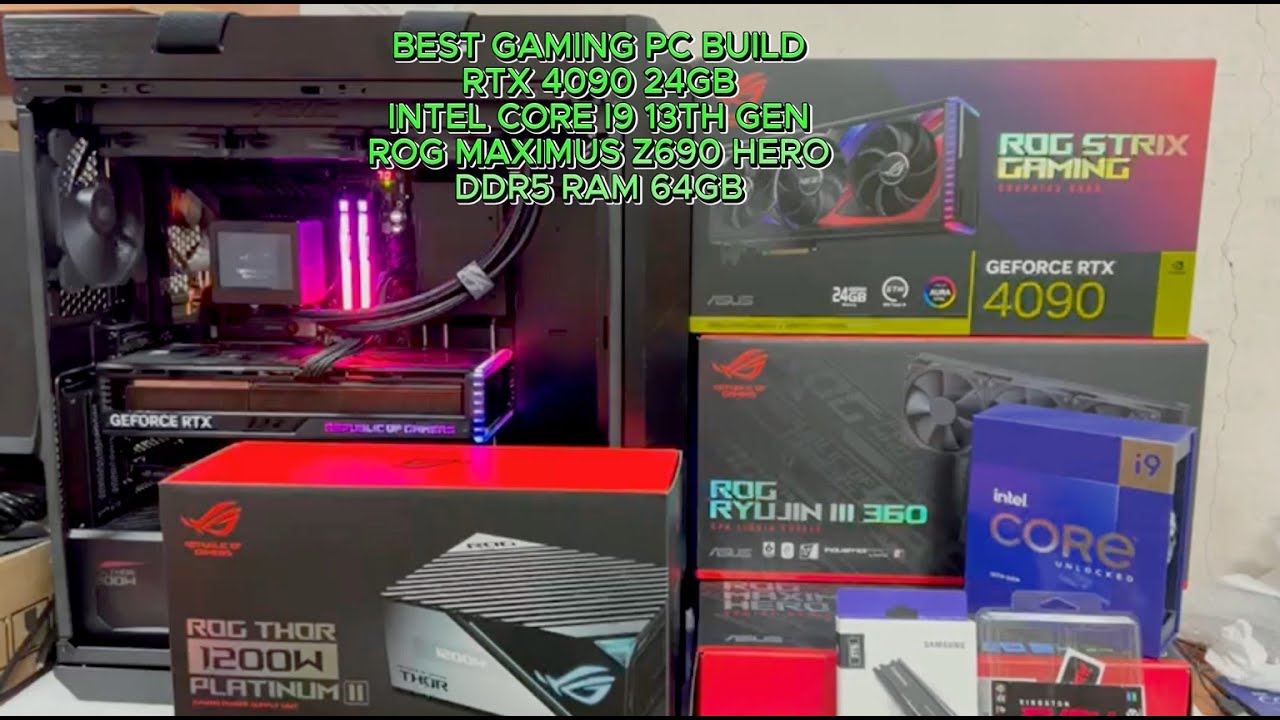 PC Build i9 13th Gen RTX 4090 | ASUS ROG MAXIMUS Z690 HERO | Best Assembly PC i9-13900K
