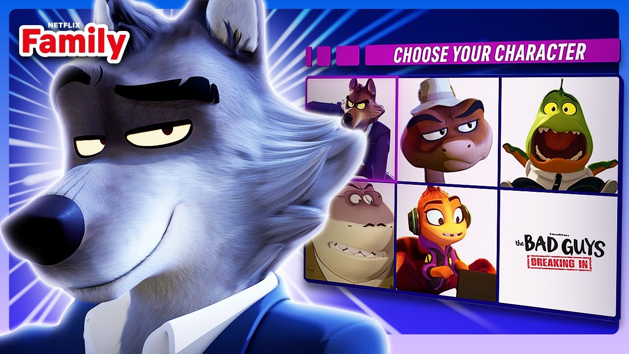 Choose Your CRIMINAL! | The Bad Guys: Breaking In | Netflix Family