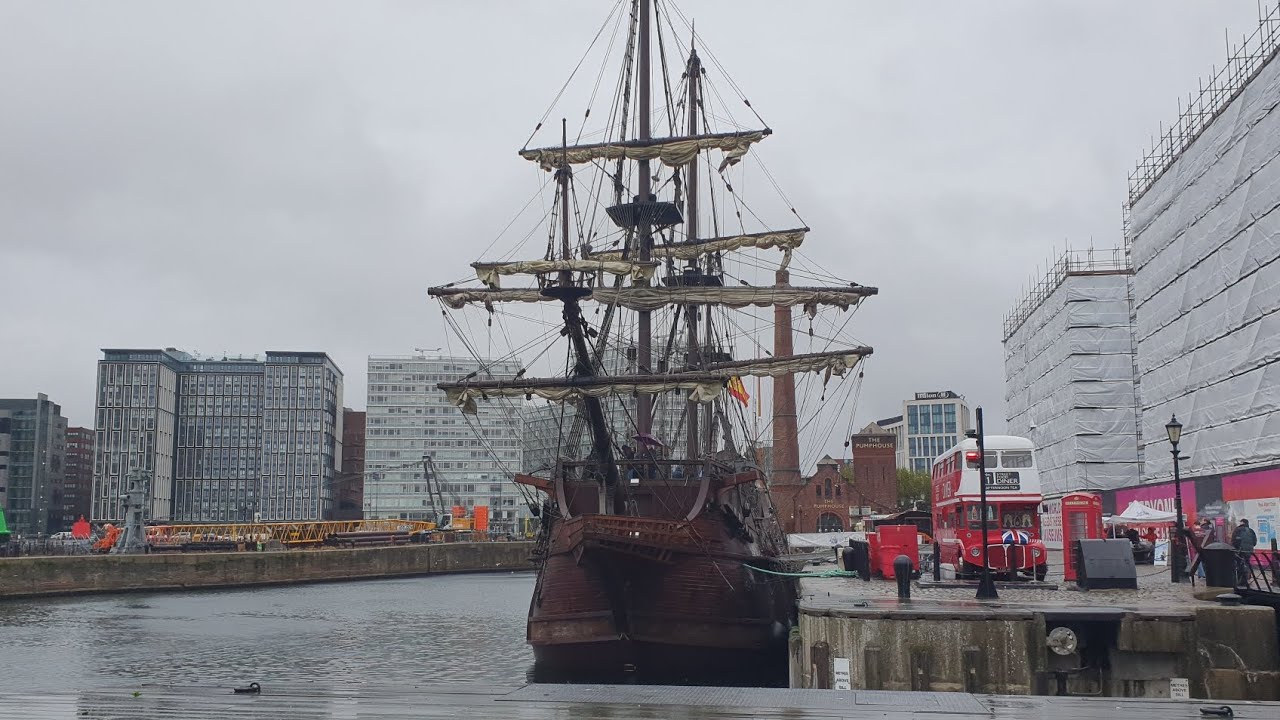 The Spanish Galeon Andalucia in Liverpool.