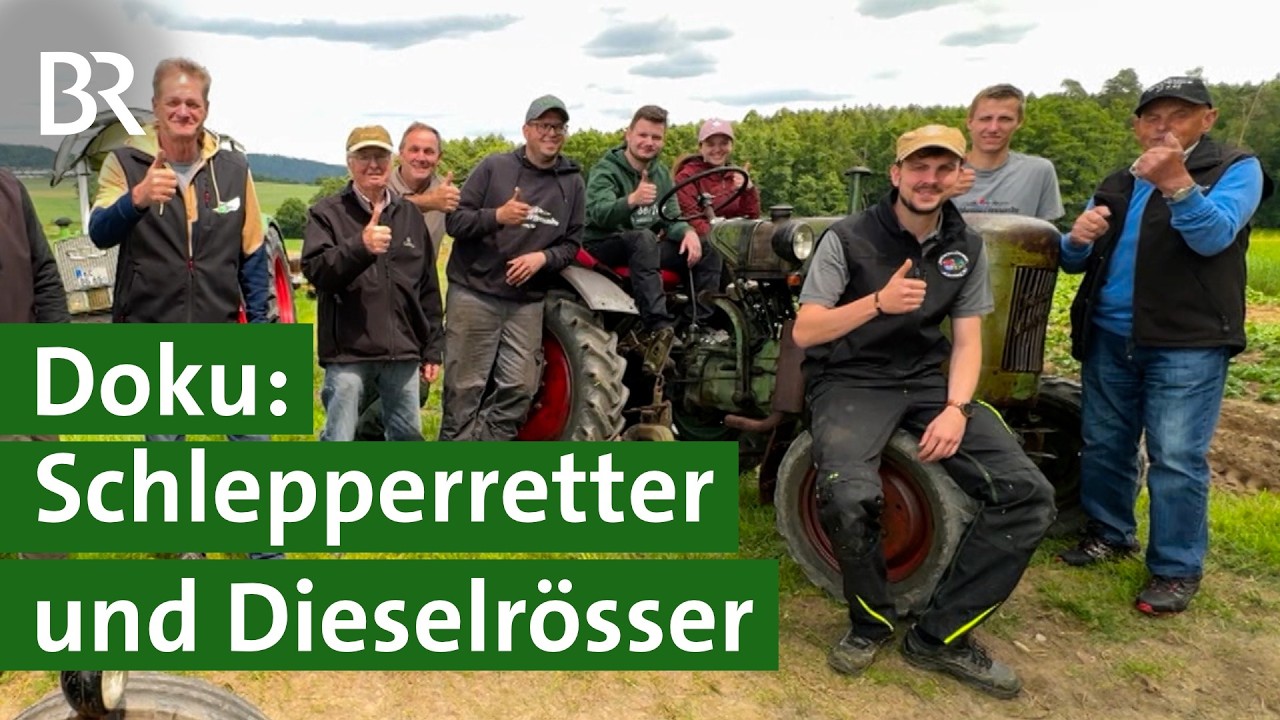 Schlepperretter im Einsatz: bekommen sie diese 75 Jahre alten Oldtimer zum Laufen? | Unser Land | BR
