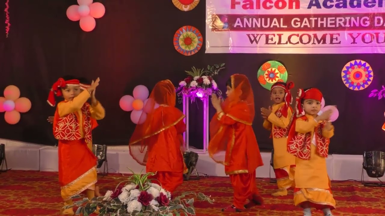 Feel the Punjabi beat...Falcon Academy`s  Annual Function  2025-26