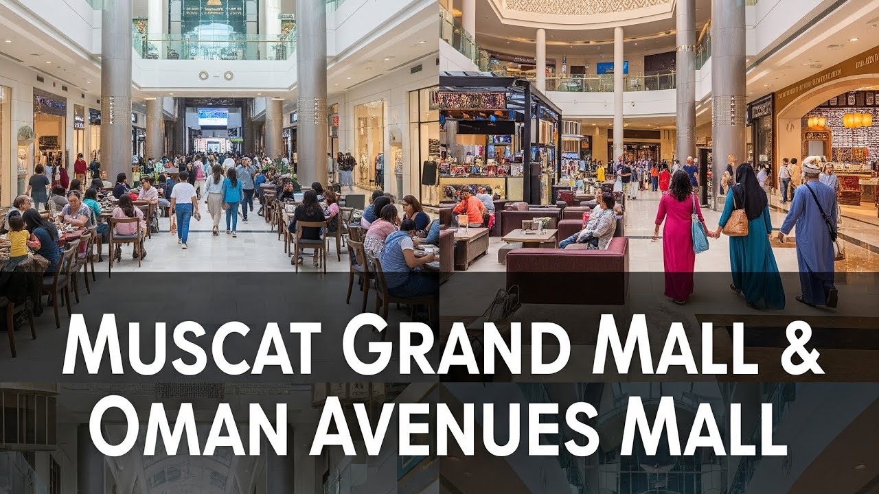 Discover Muscat's Best: Oman Avenues Mall & Muscat Grand Mall Tour