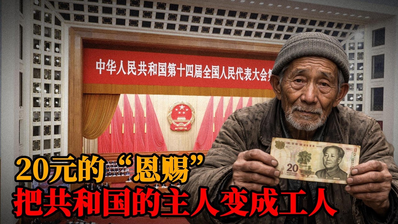 开倒车开上瘾了？20元的“恩赐”，让共和国的“主人”变成了共和国的“工人”！｜养老金｜董明珠｜贷款消费｜侃见｜