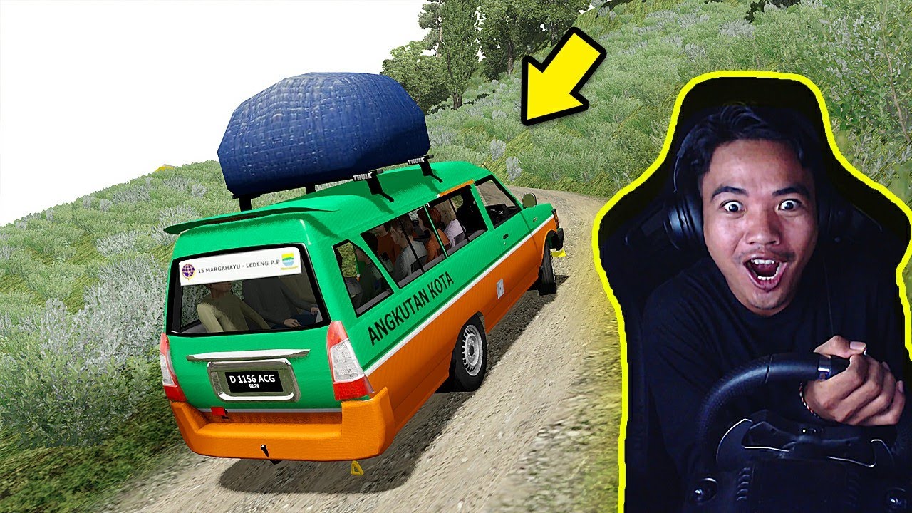 Isuzu Panther!! Indonesian angkot travel to extreme hill - ETS2