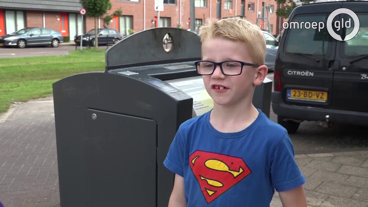 'Het was er wel stinkerig': Milan (5) viel in ondergrondse container