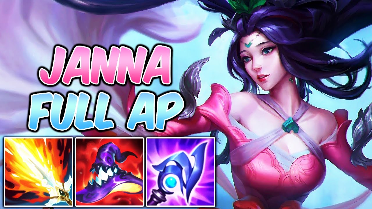 BUFFED FULL AP JANNA REWORK GAMEPLAY | Build & Runes | League of Legends