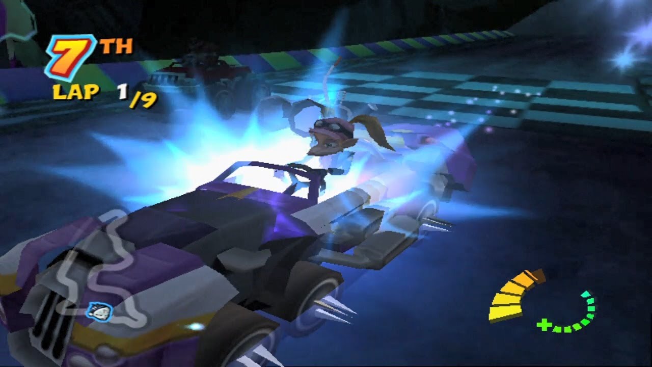 Crash Tag Team Racing Evilocity 9 Laps Nina Hard