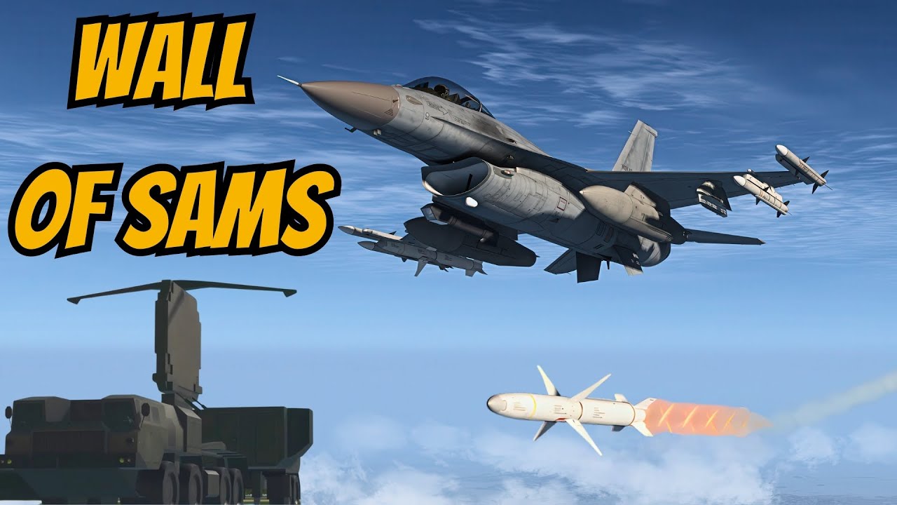 F-16 Pilots Face DEADLY Surface-to-Air Missiles in Falcon BMS 4.37!