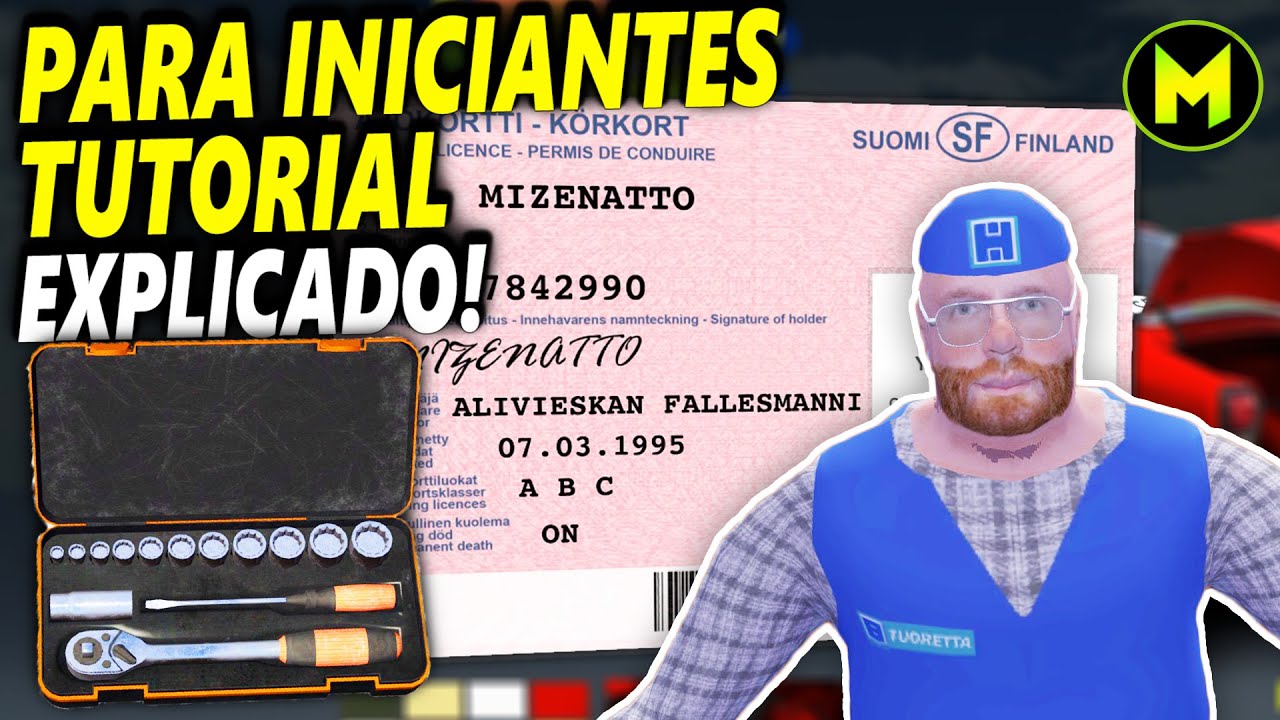 INICIANDO JOGO PASSO A PASSO NO MY SUMMER CAR TUDO EXPLICADO