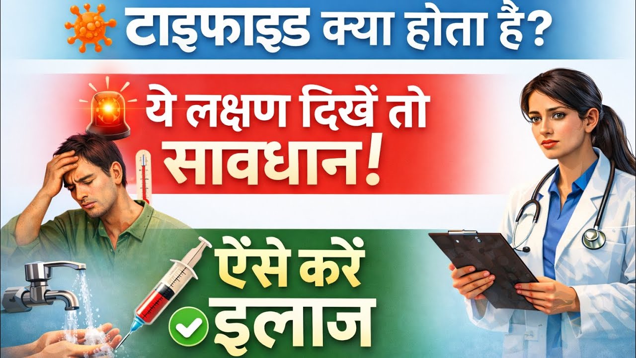 टाइफाइड के लक्षण क्या हैं? | Typhoid Fever Symptoms & Treatment | पूरी जानकारी #class10biology 