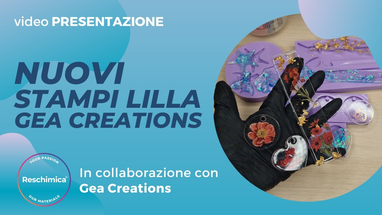 Scopriamo i NUOVI stampi artigianali in silicone LILLA di @GeaCreationsIT 🤩