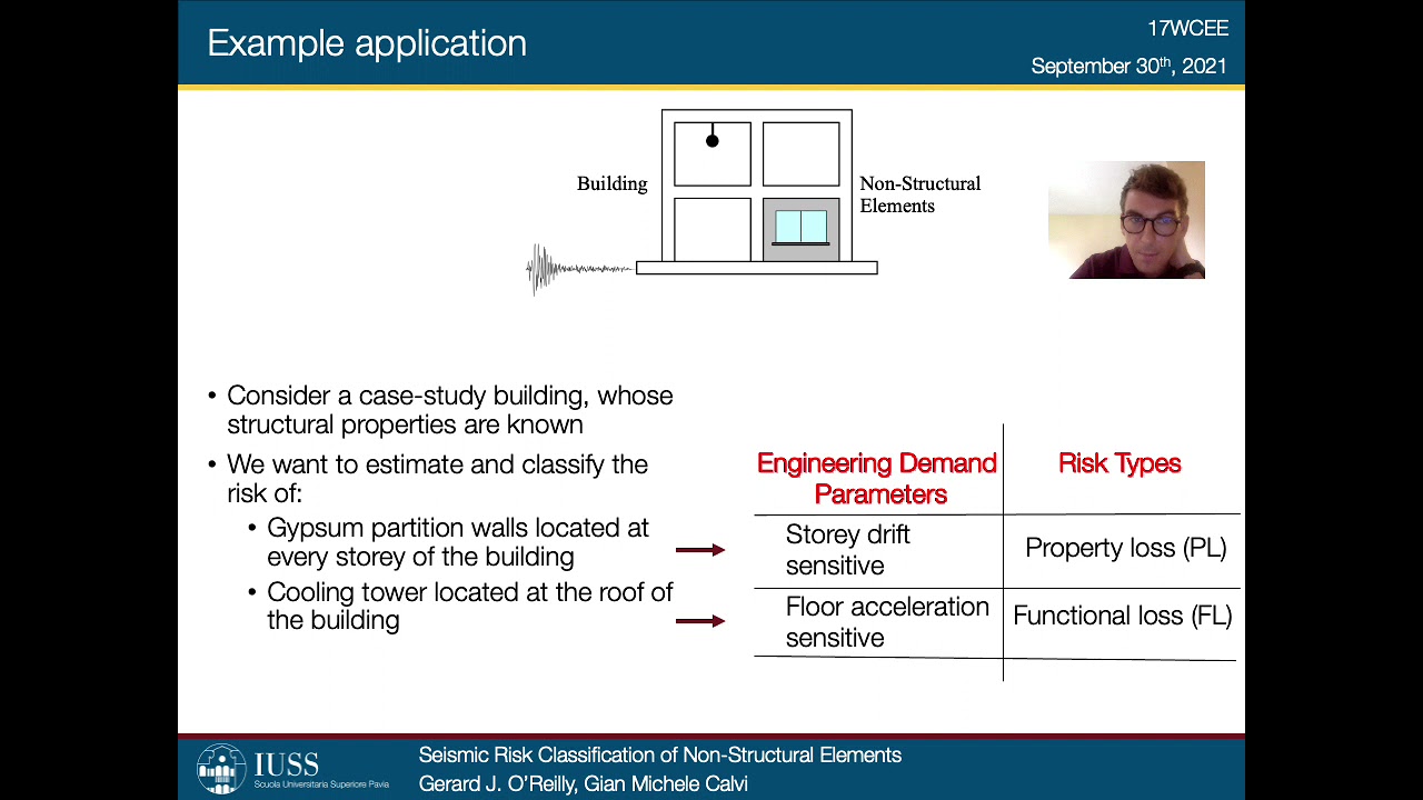 Seismic Risk Classification of Non-Structural Elements
