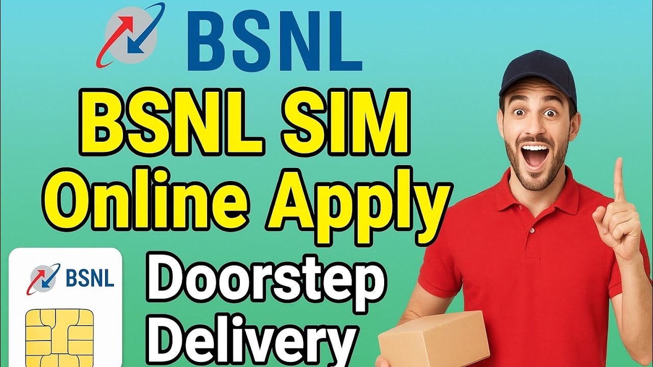BSNL SIM ko online ghar baithe apply kaise karein &ndash; doorstep delivery