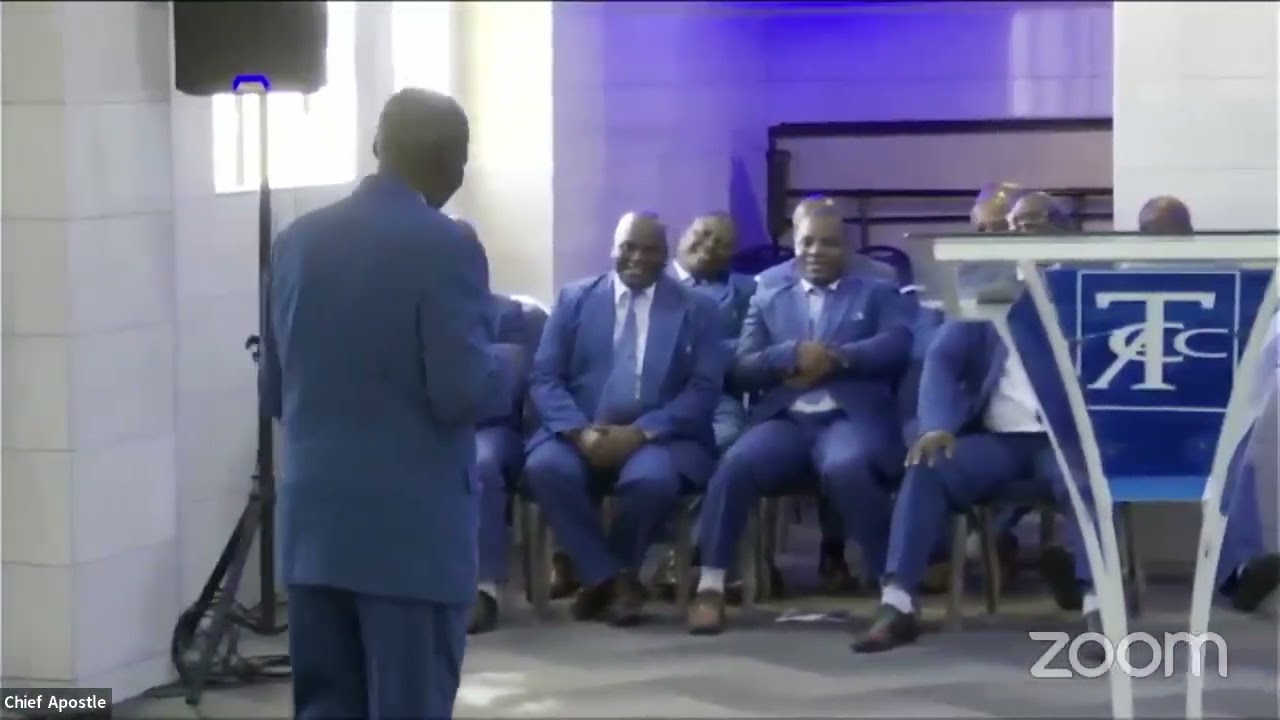 TACC Chief Apostle Nongqunga sermon with the UK community virtual service - Closure and Prayer