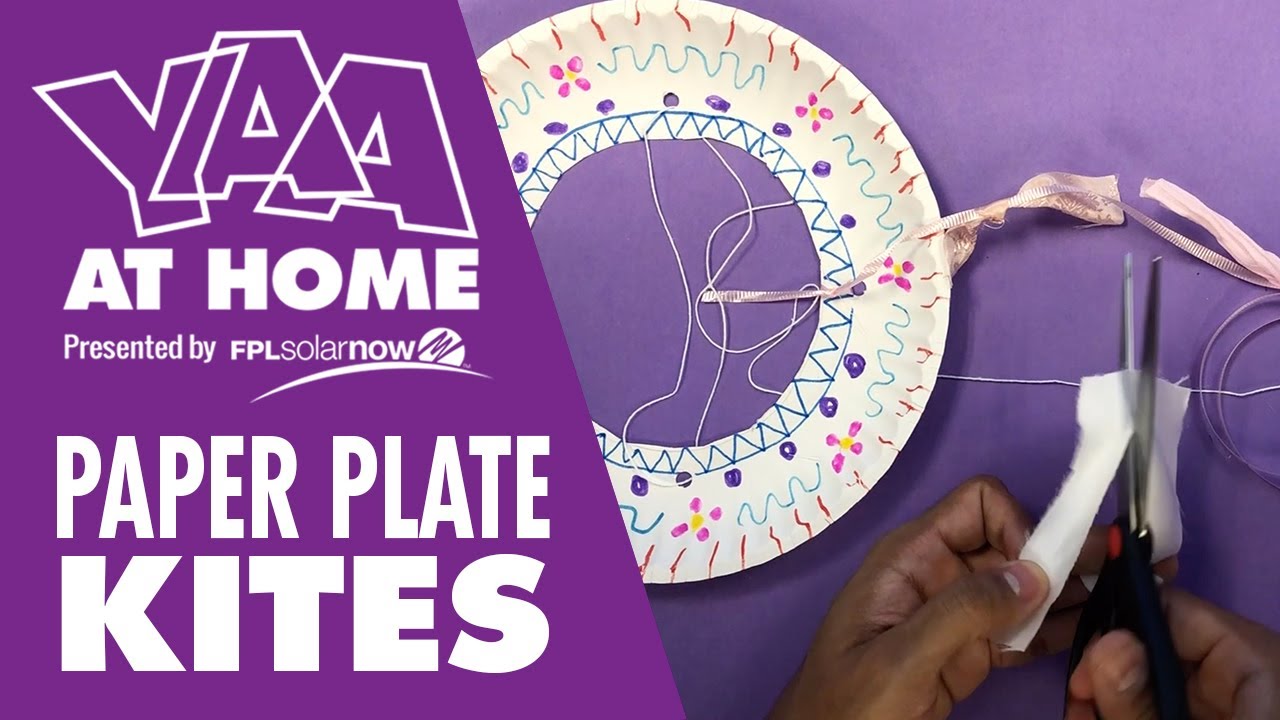 YAA At Home | Paper Plate Kites